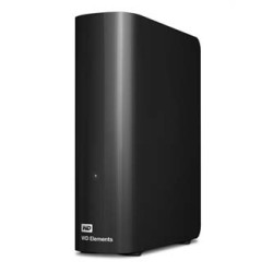 Western Digital zewnętrzny dysk twardy, Elements Desktop, 3.5", USB 3.0 (3.2 Gen1), 4TB, 4000GB, WDBWLG0040HBK, czarny