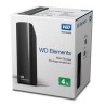 Western Digital zewnętrzny dysk twardy, Elements Desktop, 3.5", USB 3.0 (3.2 Gen1), 4TB, 4000GB, WDBWLG0040HBK, czarny