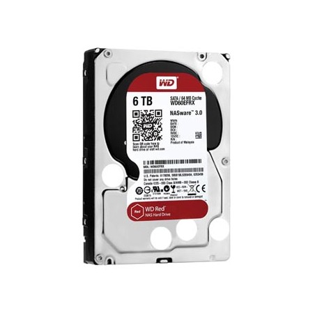 Dysk NAS, Western Digital, 3.5", 6000GB, 6TB, WD Red, SATA III, IntelliPower, WD60EFRX