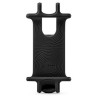 Uchwyt telefonu komórkowego Bone Bike Tie X, na rower, regulowany rozmiar, czarny, 4-6", silikon, mocowany do kierownicy, czarna