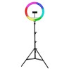Powerton LIFE RING LIGHT, lampa pierścieniowa 13", regulacja barwy i intensywności światła, uchwyt telefonu i statyw, EOL