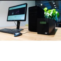 Green Cell PowerProof UPS Micropower 600VA z LCD display