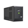 Zasilacz awaryjny UPS Greencell 1500VA 900W PowerProof z LCD display
