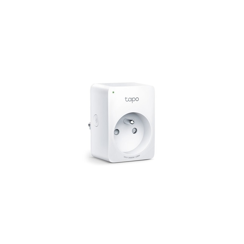 Gniazdko Mini Smart Plug Wi-Fi, konfiguracja z WiFi, max. 3680W, biała, TP-LINK, Kontrola głosem, Monitorowanie zużycia energii