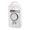 Gniazdo z mechanicznym timerem 24h 230V, 50Hz, max. 3500W, biała, Virone, timer