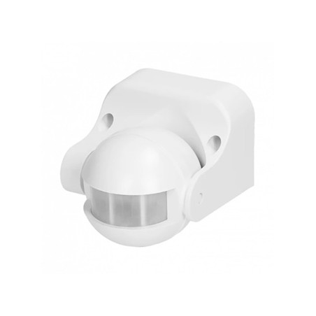 Czujnik ruchu 230V 50Hz, 12m, max. 1200W, biały, ORNO, 180°, IP44, podczerwień