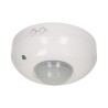 PIR motion sensor 230V 50Hz, 6m, max. 1200W, biała, ORNO, 360°, IP20, podczerwień