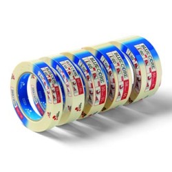 Taśma Pakowa, CORE, papierowa, Schuller Eh,klar, żółta, 30mm, 50m, EOL