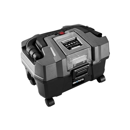 Odkurzacz warsztatowy 58GE105, zasilanie akumulatorem, 18V, Graphite