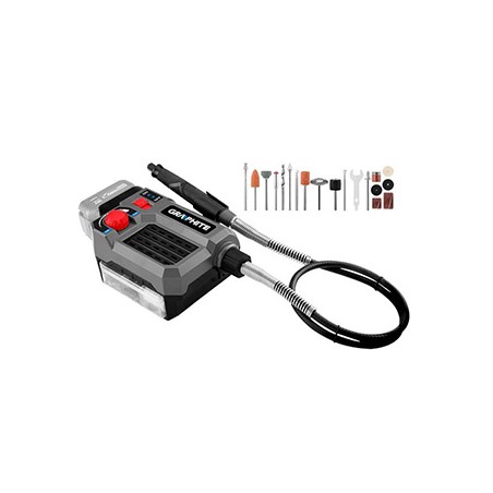 Multiszlifierka akumulatorowa 58GE107, 18V, Li-ion Energy+, 40 sztuk akcesoriów, NEO TOOLS