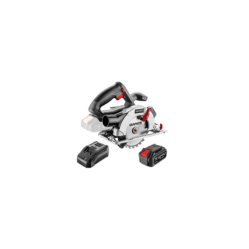 Pilarka tarczowa tarczowa, 58G008-BC, 18V, z leserem, GRAPHITE