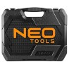 Zestaw kluczy nasadowych, 10-066, stal chromowo-wanadowa, walizka, Neo Tools