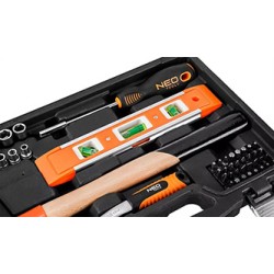 Zestaw narzędzi, 10-200, 60 szt., rozmiar 1/4, walizka, NEO TOOLS