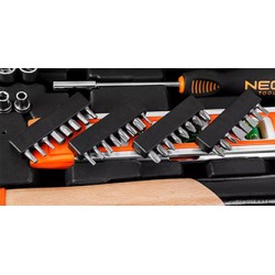 Zestaw narzędzi, 10-200, 60 szt., rozmiar 1/4, walizka, NEO TOOLS