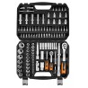 Zestaw narzędzi, 10-211, 110 szt, rozmiary 1/4 i 1/2, walizka, NEO TOOLS
