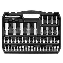 Zestaw kluczy nasadowych, 10-212, 108 szt, rozmiary 1/4 i 1/2, walizka, NEO TOOLS