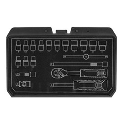 Zestaw kluczy nasadowych, 10-230, 20 szt, rozmiar 1/4, walizka, NEO TOOLS