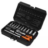 Zestaw kluczy nasadowych, 10-231, 23 szt, rozmiar 1/4, walizka, NEO TOOLS