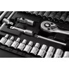 Zestaw kluczy nasadowych, 10-232, 38 szt, rozmiar 1/4, walizka, NEO TOOLS