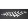 Klucze płasko-oczkowe, 09-751, zestaw 8 szt, 6-19 mm, NEO TOOLS
