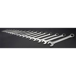 Klucze płasko-oczkowe, 09-753, Zestaw 17 ks, 8-32 mm, NEO TOOLS