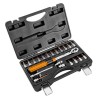 Klucz dynamometryczny z zestawem końcówek, 08-821, 21 szt, rozmiar 1/4,  5 - 25 Nm, walizka,, NEO TOOLS