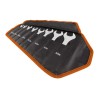 Klucze płaskie dwustronne, 09-860, Zestaw 8szt, 5.5-27 mm, MIĘKKIE ETUI, NEO TOOLS