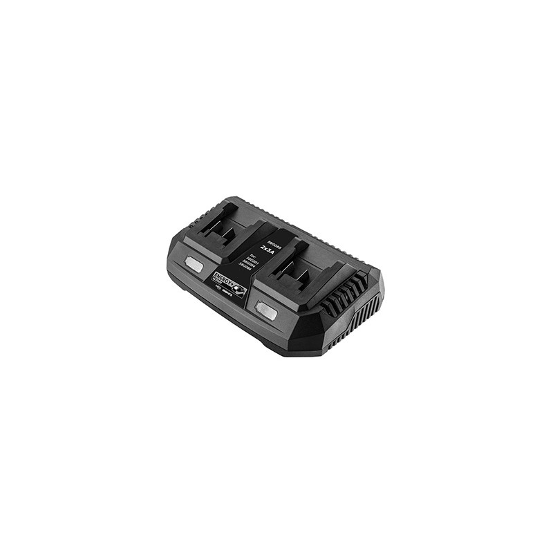Ładowarka podwójna do akumulatorów, 230V, 58G085, Energy+, Graphite