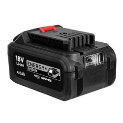 Zestaw, podwójna ładowarka + akumulatory 2x 4Ah, 230V, 58GE134, Energy+, Graphite