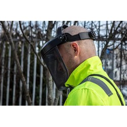 Osłona przeciwodpryskowa twarzy, siatkowa z z hartowanej stali, 97-392, odporność na zapalenie, NEO TOOLS