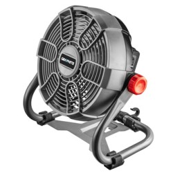 Wentylator z 58G080, zasilanie z sieci lub akumulatora, Graphite