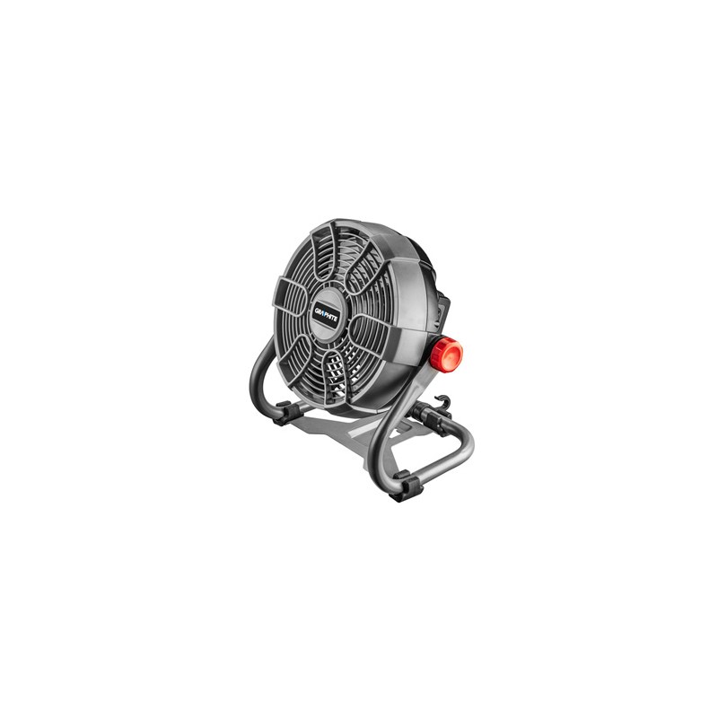 Wentylator z 58G080, zasilanie z sieci lub akumulatora, Graphite