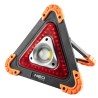 Lampa LED + trójkąt ostrzegawczy z plastik-nylon, 99-076, 10W, 4xAA, 3 tryby świecenia, NEO TOOLS