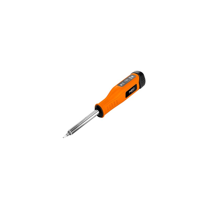 Lutownica bezprzewodowa 2500 mAh, czas pracy do 45 min, pomarańczowa