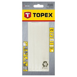Klej termotopliwy 8x100mm, Topex 42E180, 12 szt, jasne