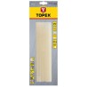 Klej termotopliwy 11x250mm, Topex 42E113, 12 szt, jasne