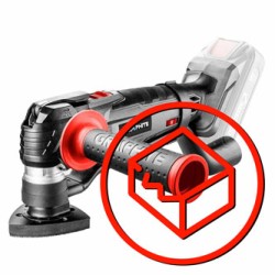 Urządzenie wielofunkcyjne Graphite 58G013, zasilanie akumulatorem, 18V, Li-Ion, 20000osc./min, 3°, Energy+, uszkodzone opakowani