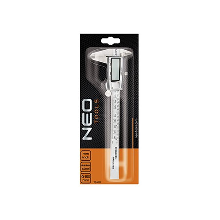Suwmiarka cyfrowa NEO TOOLS długość 150 mm, dokładność 0,02 mm