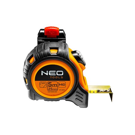 Taśma miernicza Steel pocket rule Neo Tools 67-205, 5 m x 25 mm