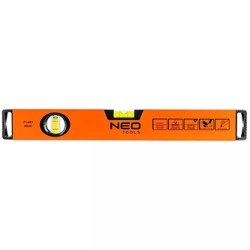 Poziomica NEO TOOLS 40 cm, 2 libele, dolna powierzchnia frezowana