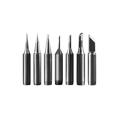 Zestaw grotów lutowniczych NEO TOOLS Lutownice, 7 rodzajów grotów, stalowe, wszechstronne zastosow