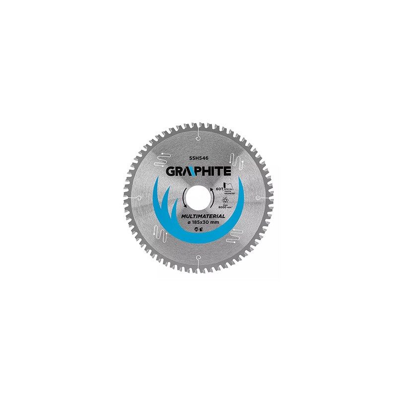 Tarcza do pilarki Graphite 55H546 HM, 185x30 mm