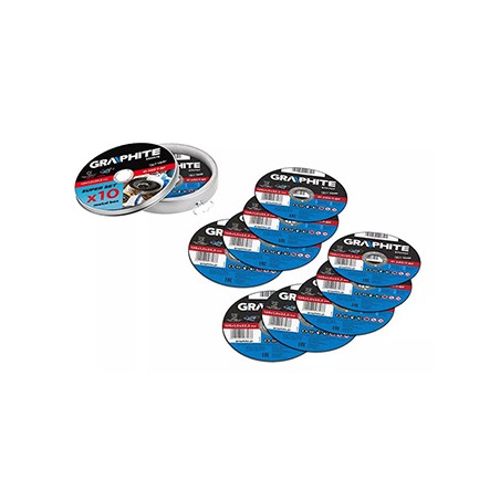 Tarcza do cięcia metalu Graphite 55H576 125x1x22.2 mm, 41A60-T-BF, 10 szt