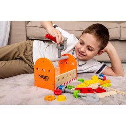 Komplet narzędzi drewnianych dla dzieci, GD022, Neo tools