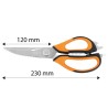 Neo Tools Nożyczki 6 w 1, długość 230mm, długość ostrza 120mm