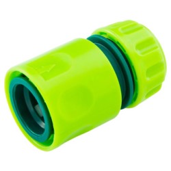 Verto szybkozłączka do węża ogrodowego tworzywo sztuczne,, 1/2", zielona, 15G720