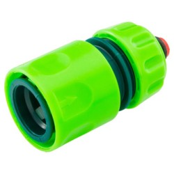 Verto szybkozłączka z funkcją Stop tworzywo sztuczne,, 1/2", zielona, 15G721