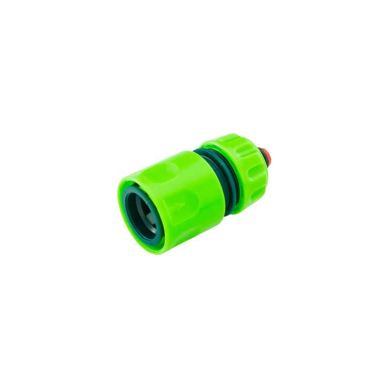Verto szybkozłączka z funkcją Stop tworzywo sztuczne,, 1/2", zielona, 15G721
