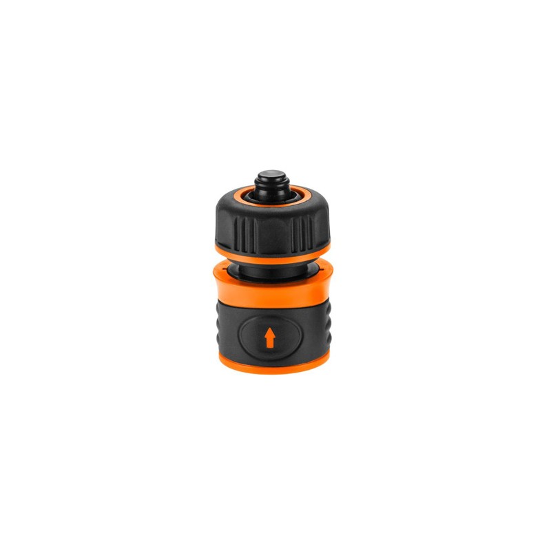 NEO TOOLS szybkozłączka z funkcją Stop tworzywo sztuczne,, 1/2", pomarańczowo-czarna, 15-721