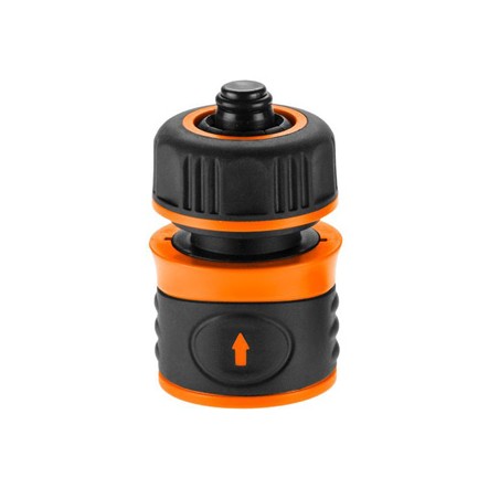 NEO TOOLS szybkozłączka z funkcją Stop tworzywo sztuczne,, 1/2", pomarańczowo-czarna, 15-721